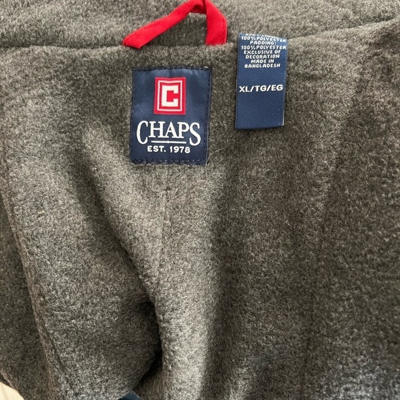 CHAPS fleece lined vest size M XL - Picture 4 of 5